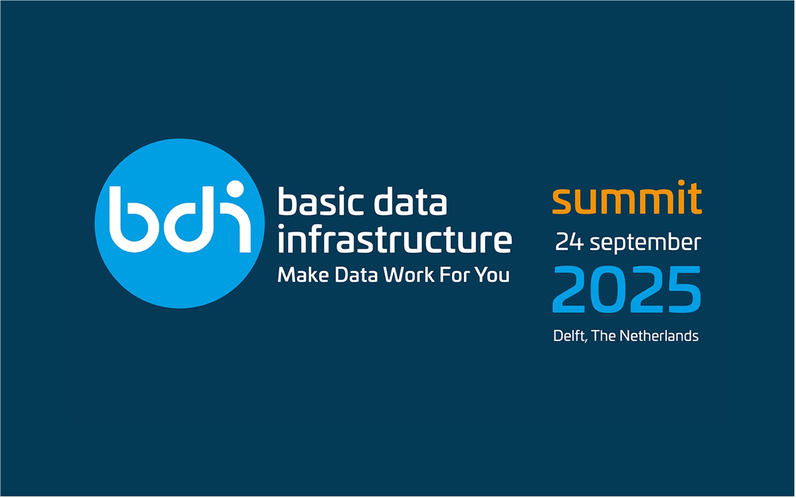 Internationale BDI Summit – Make Data Work For You
